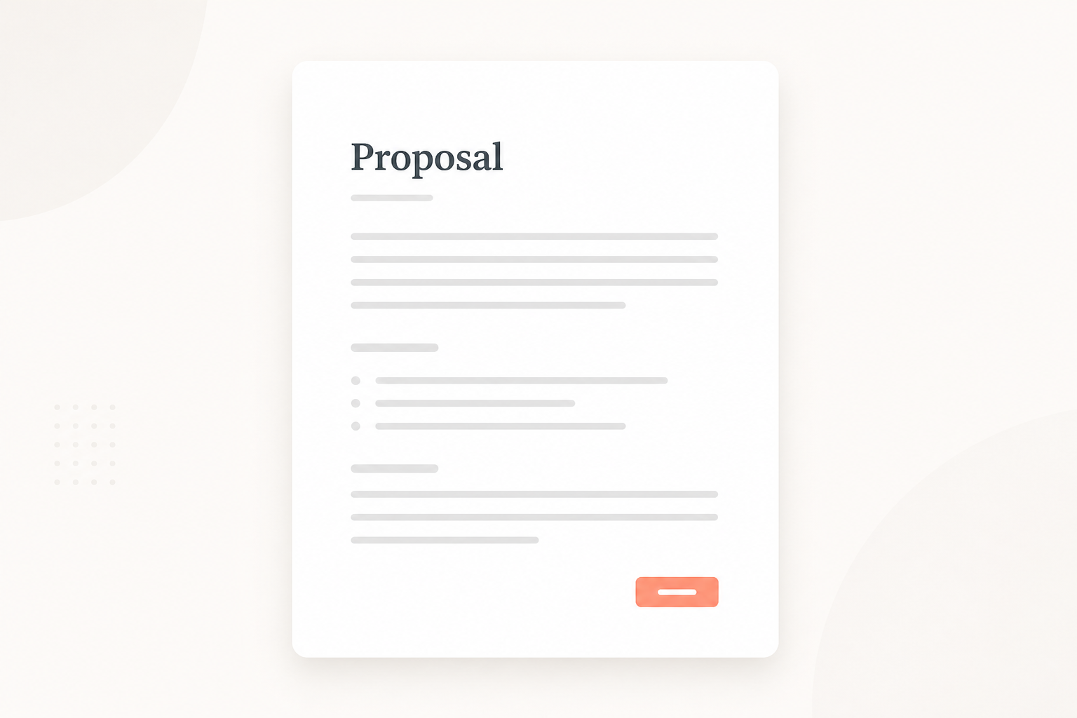 Qurio drafting a client proposal document